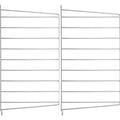 Thumbnail photo of String Wall Rack 50 x 30 cm - Galvanized 2-pack - Outdoor Storage - Nils Strinning
