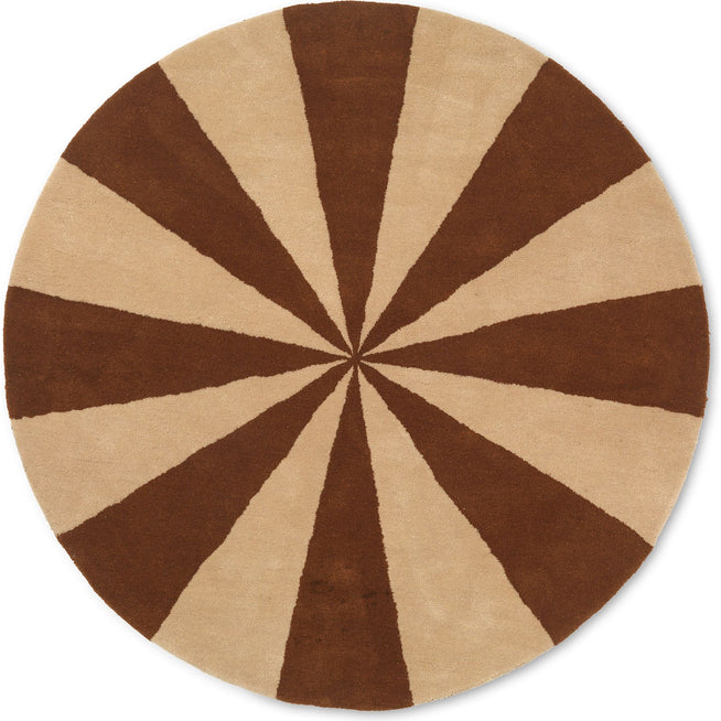 Photo of Arch Tufted Rug - Children's Rug - Dark Brick