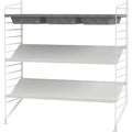 Thumbnail photo of String Floorboard 85, White, 2-pack - Shelving - Nils Strinning - White - Metal