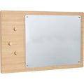 Thumbnail photo of Wall mirror with bulletin board