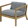 Thumbnail photo of Virkelyst Chair, Teak, Fossflakes Padding, Outdoor Textile /