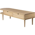 Thumbnail photo of F24 Radius Bench Oak Nature Lacquered