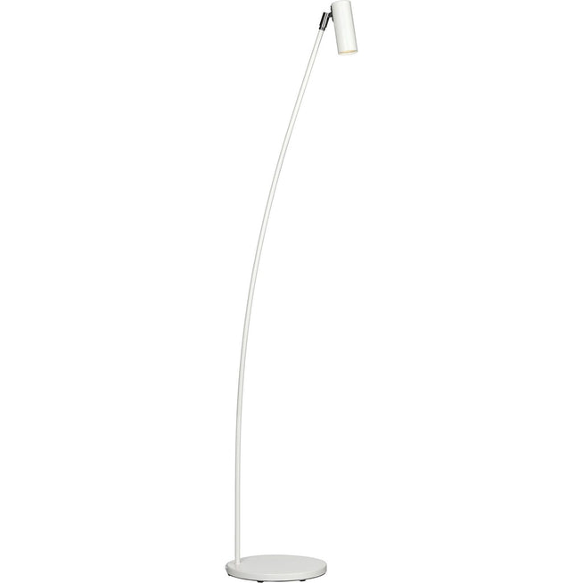 Photo of Puck Floor Lamp, White - Reading Lamps - Åke Hultgren - White