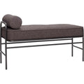 Thumbnail photo of Metal / Wood Sofa - Black Including Cushions