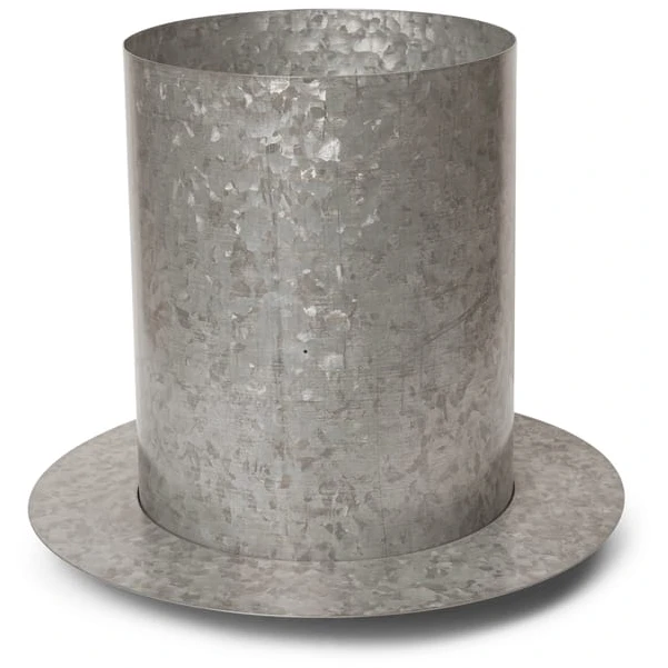 Photo of Auran Potte - Urtepotte - Large - Galvanized - W32.3 X D32.3 X H38.7 Cm