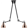 Thumbnail photo of No. 302 Double ceiling lamp from Lampe Gras (copper)