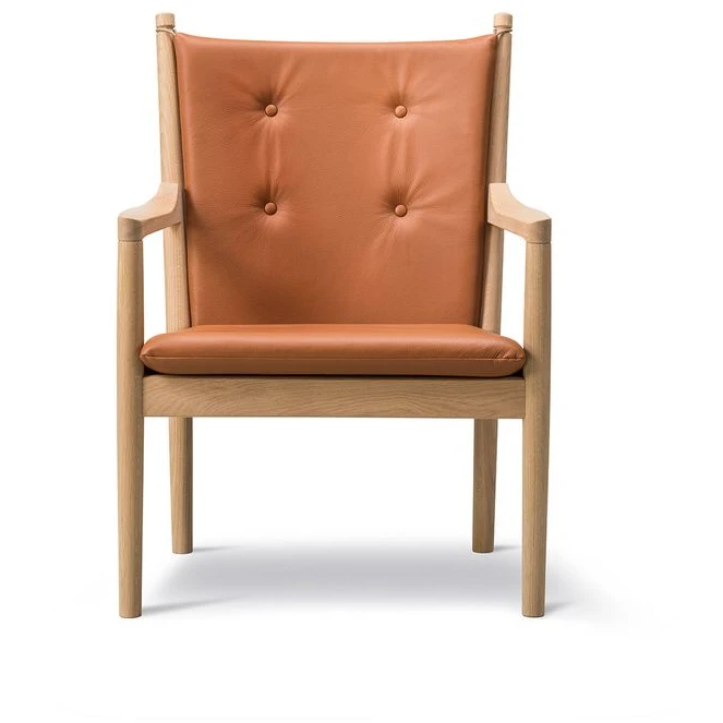 1788 Chair By Hans J. Wegner - Lænestol - Omni 307 Cognac - W65,5 X D70 X H88 X Sh43,5 Cm