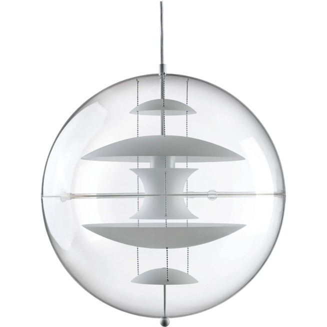 Photo of Vp Globe Glass Pendant Ø50 - Pendant Lamps - White