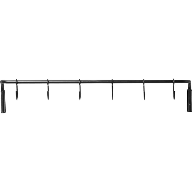 Photo of Kitchen Rod W/ Hooks - Knager - Sort - B: 55,3 X H: 9,65 X D: 6,15 Cm