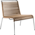 Thumbnail photo of M20l Teglgaard Lounge Cord Chair Lounge Chair Brown Mixed-stainless Steel
