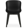 Thumbnail photo of Hyg Chair Wood - Dining chair - black - black oak - H: 84 x L: 54 x D: 53.5 x Sh: 46 cm