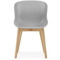 Thumbnail photo of Hyg Chair Wood - Dining chair - grey - oak - H: 84 x L: 54 x D: 53.5 x Sh: 46 cm