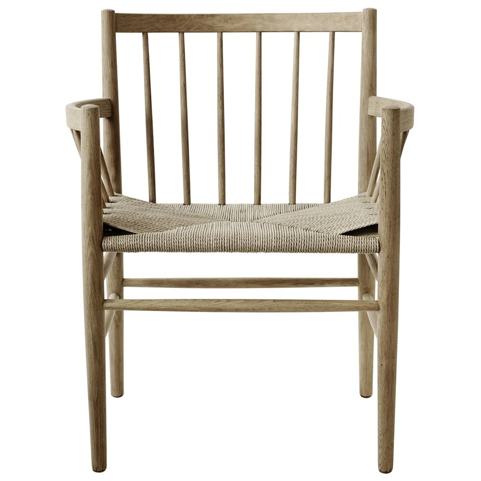 Chair Jørgen Bækmark J81 Oak/Wicker