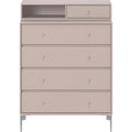 Thumbnail photo of Keep Chest Of Drawers - Mushroom / Matt Chrome Legs - Byråer - Peter J. Lassen - Beige - Trä