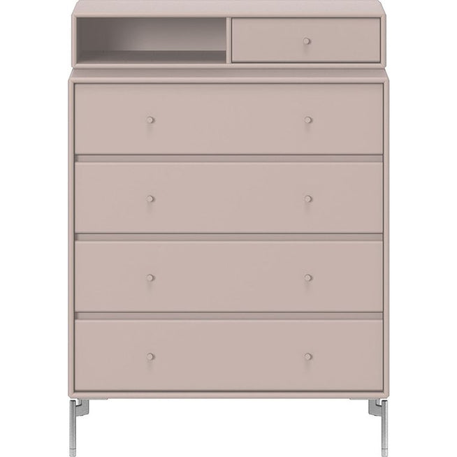 Photo of Keep Chest Of Drawers - Mushroom / Matt Chrome Legs - Byråer - Peter J. Lassen - Beige - Trä