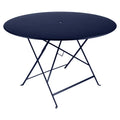Thumbnail photo of Bistro Table Ø 117 cm, Deep Blue - Outdoor Dining Table - Blue - Metal