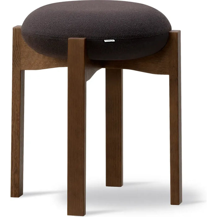 Photo of Pioneer Stool 6830 / By Maria Bruun - Skammel - Vidar 386 / Smoked Oak Stained - Ø41 X H46 Cm