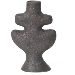 Photo of Yara Candle Holder - Lysestage - Yara Candle Holder - Small - Rustic Iron - W10 X D5.3 X H16 Cm