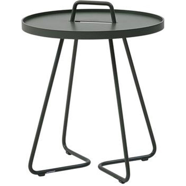 Photo of On-the-move Side Table - Side Table - Dark Green - Small - Ø: 44 x H: 54 cm