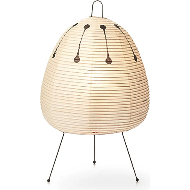 Photo of Akari 1ad - Table lamps - Isamu Noguchi - Wood-coloured, white