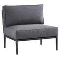 Conic Single Modul, Grey, Cane-line Softtouch - Utomhussoffor - Foersom & Hiort-lorenzen Mdd