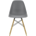 Eames Plastic Chair Dsw - 56 Granite Grey - Ash Honey Tone - Matstolar - Charles & Ray Eames - Grå - Metall/trä/plast