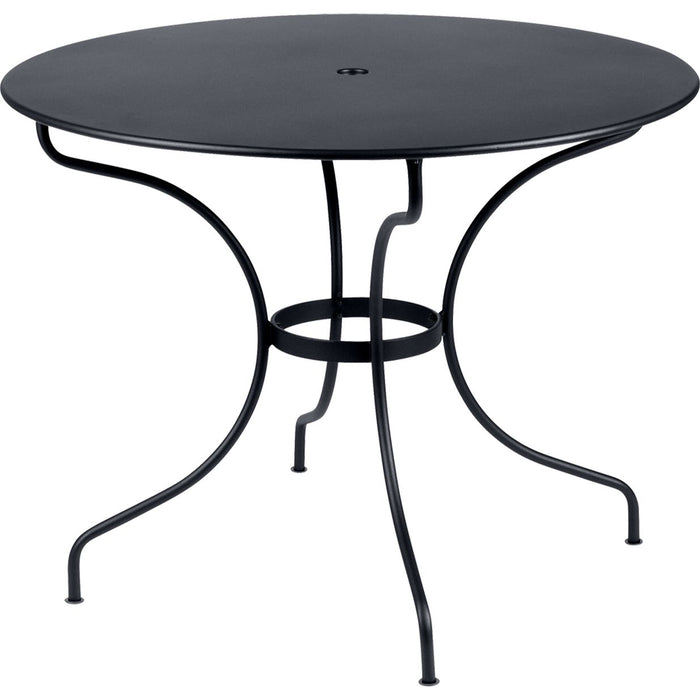 Photo of Opera+ Table Ø 96 cm, anthracite - Matbord Utomhus - Studio Fermob - Grå - Metall