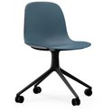 Form Chair Swivel 4W - Black Aluminium