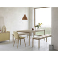 Thumbnail photo of Linear Wood Table 140 cm, Oak - Dining Table - Thomas Bentzen - Wood Coloured - Wood