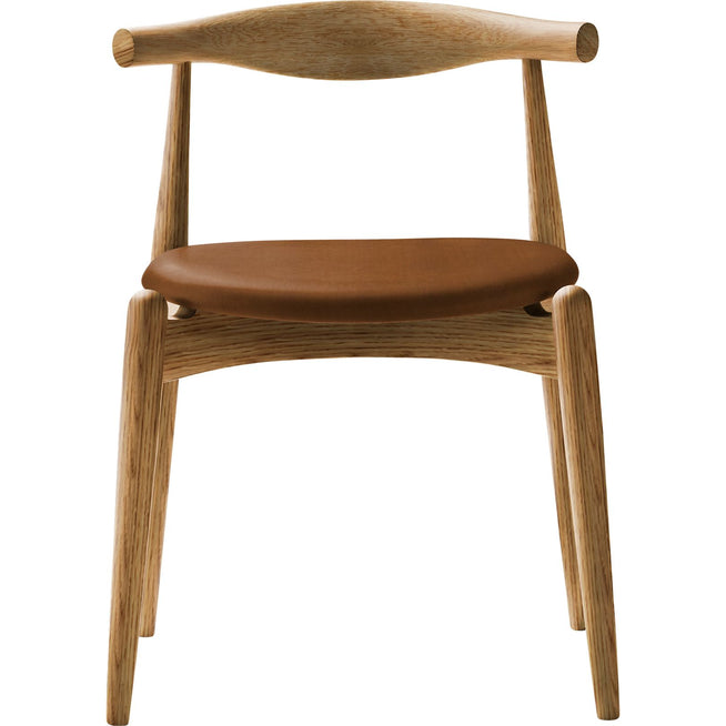 Photo of Carl Hansen - Ch20, Oiled Oak, Leather Group C Sif - 91 - Dining chairs - Hans J. Wegner - Wood