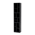 Thumbnail photo of Loom Slim Bookcase, Plinth H3 Cm - Anthracite - Bokhyllor - Peter J. Lassen - Svart - Mdf