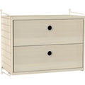 Thumbnail photo of String Wall Rack 50x30, Beige, 2-pack - Shelving - Nils Strinning - Beige - Metal