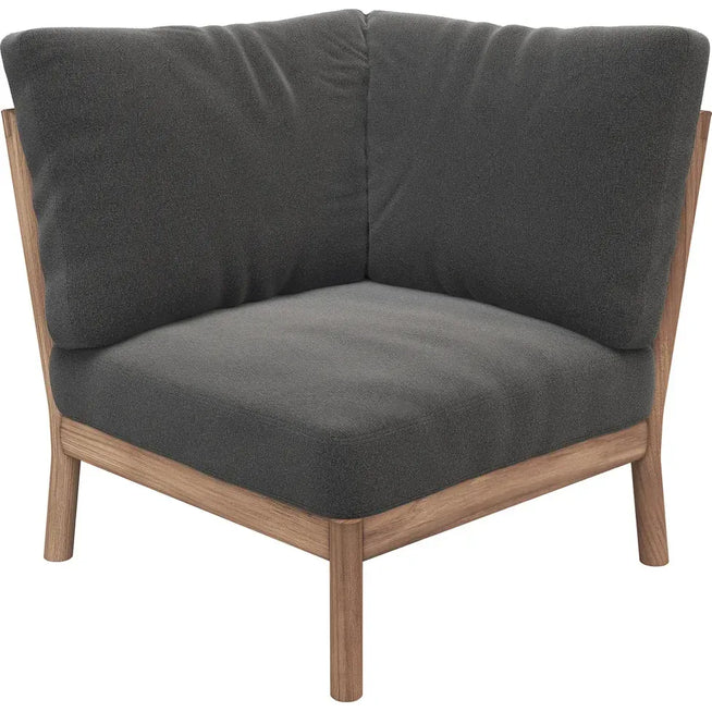 Photo of Tradition Corner Module, Charcoal, Teak Fsc 100% - Utomhussoffor - Povl B. Eskildsen