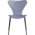 3107 Seven, coloured box, Venetian Red, Underframe Brown Bronze - Dining chairs - Arne Jacobsen - Red - Metal/wood