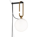 Thumbnail photo of Nh Wall Lamp Black-brass