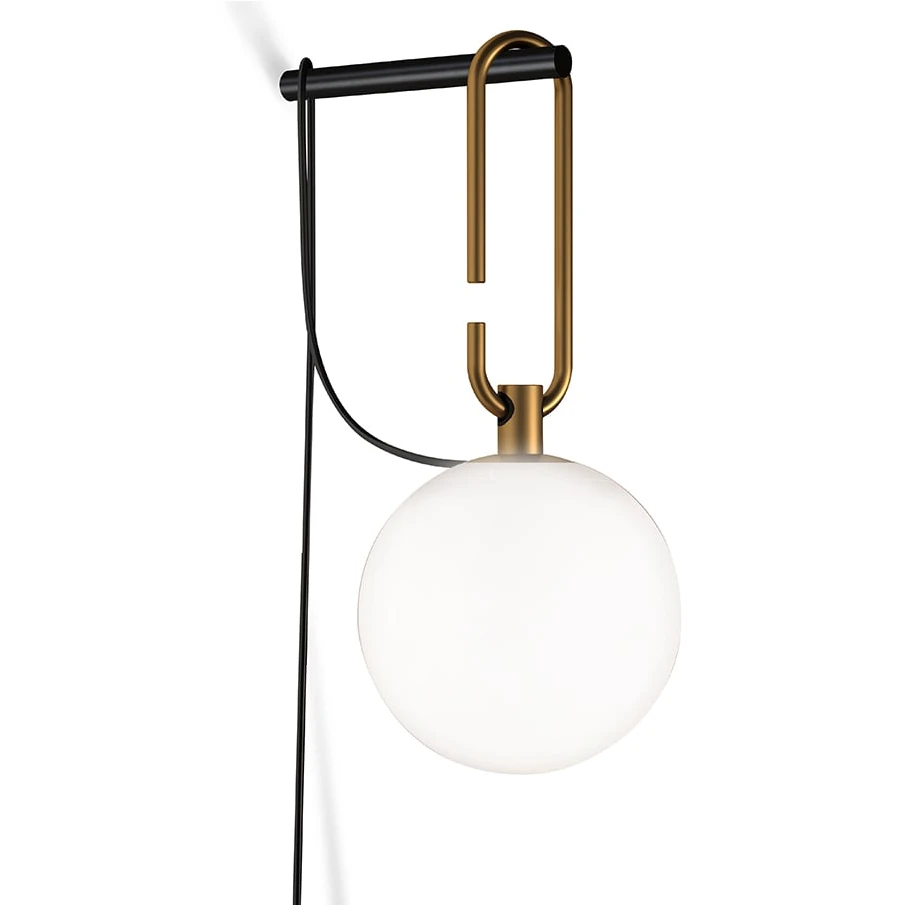 Nh Wall Lamp Black-brass