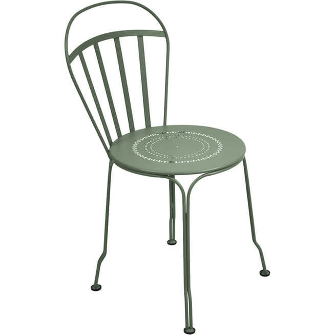 Photo of Louvre Chair Cactus 82 - Outdoor dining chairs - Green - Metal