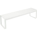 Bellevie Bench Cotton White - Garden Benches - Pagnon & Pelhaître - White - Metal