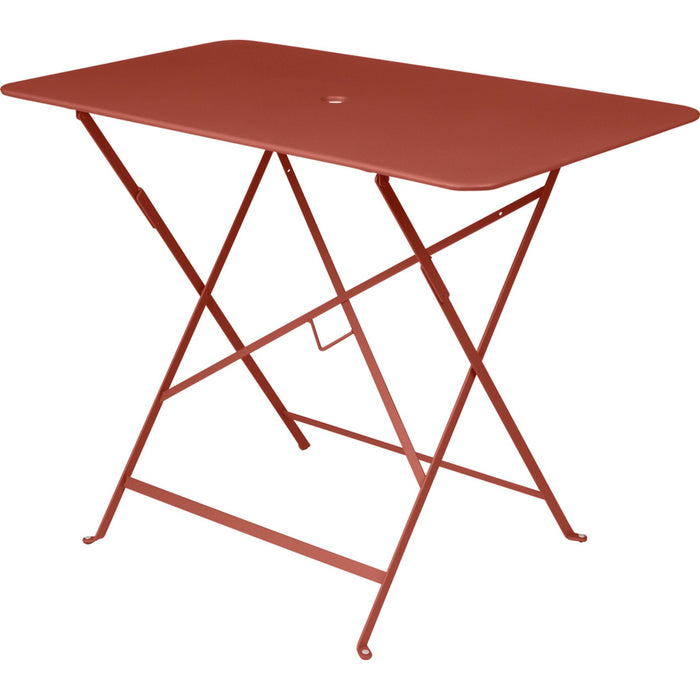 Photo of Bistro Table 97 x 57 cm, Red Ochre - Garden Table - Red - Metal