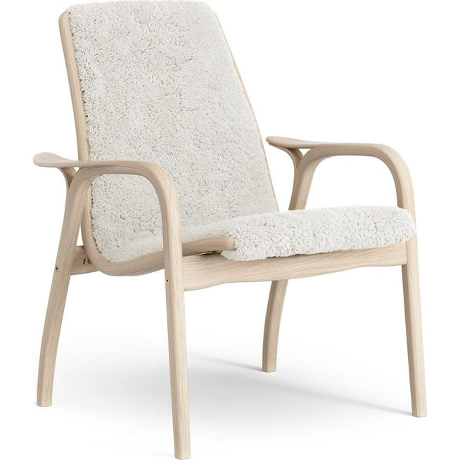 Photo of Laminett Arm Chair White Pigmented Oak/sheep Skin