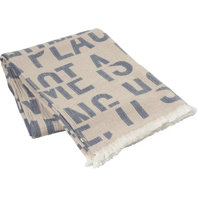 Photo of Citat Plaid Sand
