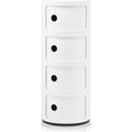 Thumbnail photo of Modular 4985, White, 4 Compartments - Hurtsar - Anna Castelli Ferrieri - Vit - Plast
