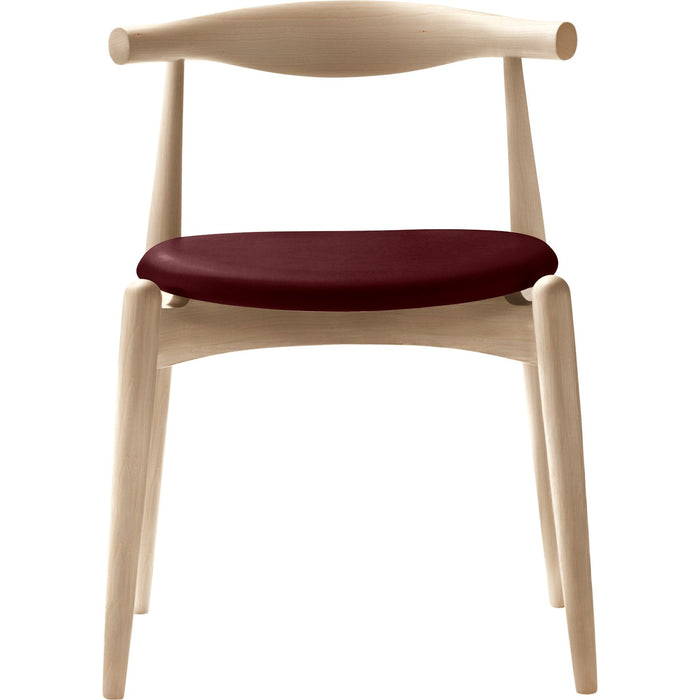 Photo of Carl Hansen - Ch20, Soaped beech, leather group C Sif - 93 - Dining chairs - Hans J. Wegner - Wood