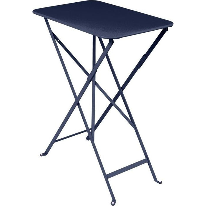 Photo of Bistro Table 37x57 cm Deep Blue 92 - Outdoor Dining Table - Blue - Metal