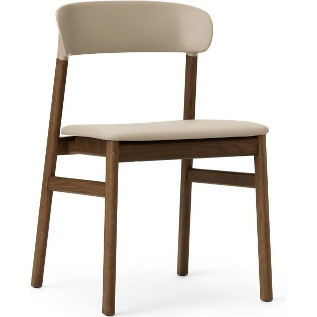 Photo of Herit Stol / Polstret - Spisebordsstol - Sand (spectrum Leather) - L: 50 X D: 51 X H: 78,5 X Sh: 45 Cm 1