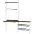 Thumbnail photo of String Floorboard 200, White, 2-pack - Shelving - Nils Strinning - White - Metal