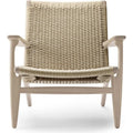 Thumbnail photo of Ch25 Armchair Soaped Oak-Natural Wicker