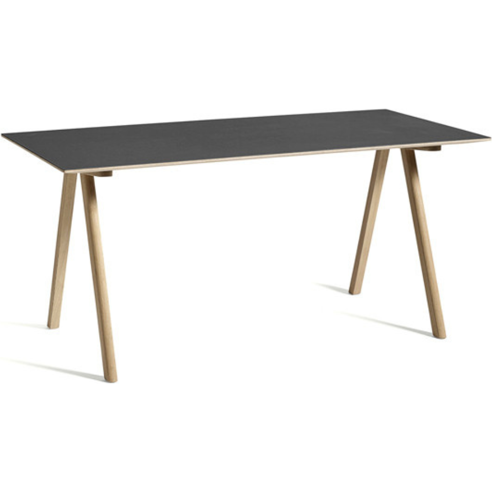 CPH 10 Desk - Black Linoleum