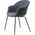 Thumbnail photo of Bat Dining Chair, Fully Upholstered, Conic Base