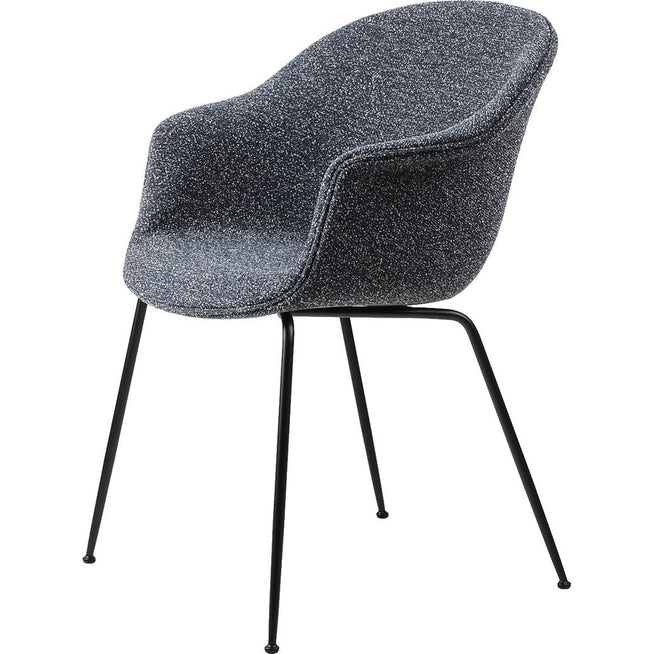 Photo of Bat Dining Chair, Fully Upholstered, Conic Base